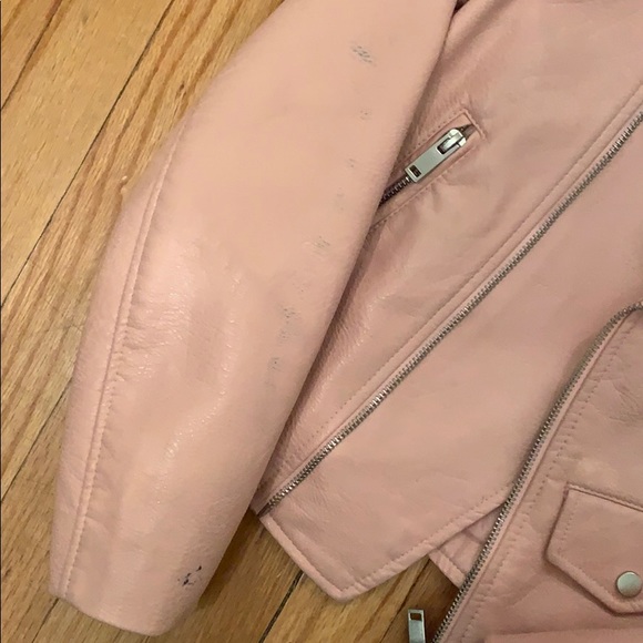 Pink leather jacket! - Picture 2 of 2
